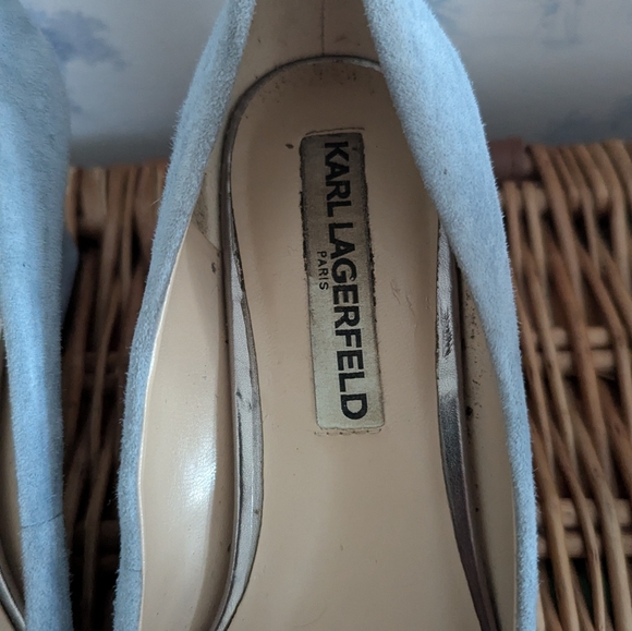 Karl Lagerfeld Light Blue pump - Picture 4 of 12